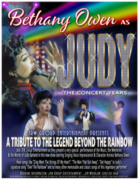 Bethany Owen in BEYOND THE RAINBOW, A TRIBUTE TO JUDY GARLAND