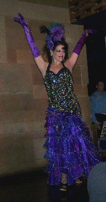 Princess Farhana at the Lotus, New York Burlesque show.

