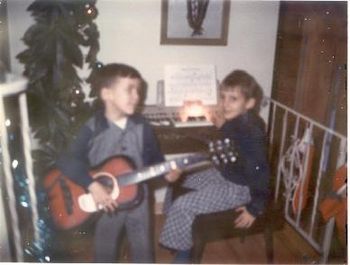 Young Mr. King rocking his house! (with brother Brad)
