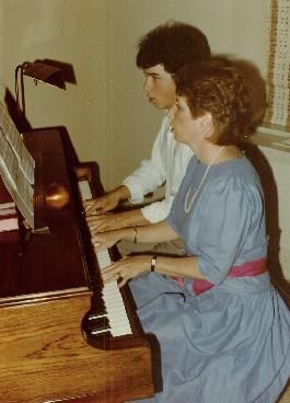 duet with mom (circa 1982)
