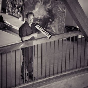 Christopher North with Melodica at Pioneer Works (Shandoah Goldman's Ferrum) Photo by T. PENTECOST
