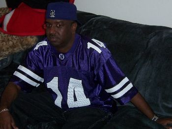 DJ Purple Chillin' on the sofa...
