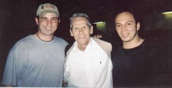 Tommy with Levon Helm of The Band and Seeking Homer Drummer, Michael Seda
