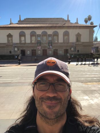 Outside Pasadena Civic Auditorium where I was assistant MD on The Wonderful Winter of Oz
