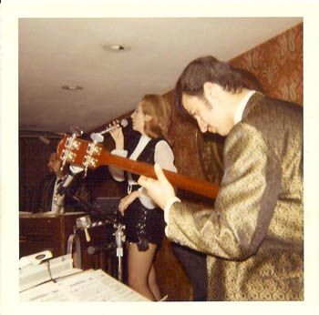 With the Steve Wayne Trio 1971
