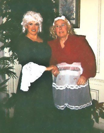 Minstrel 2/13/09 - With Judy Bubar in costume
