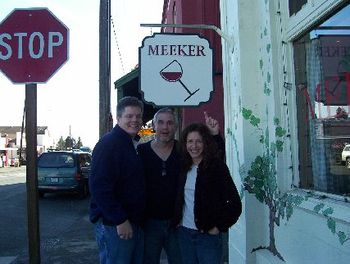 With Karl and Melissa in Geyserville, CA enjoying the fruit of the vine
