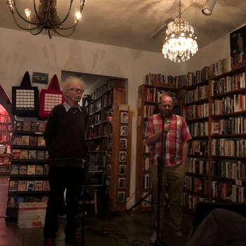 Heglin-Benedict duo at Adobe Books in SF, on 6/7/19
