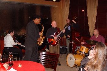 Playing with alto saxophonist Vincent Herring with Bill Dobbins piano, Bob Sneider guitar and Jeff Campbell bass
