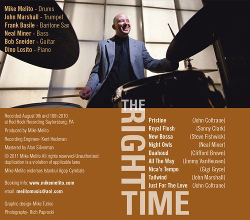 The Right Time album back cover