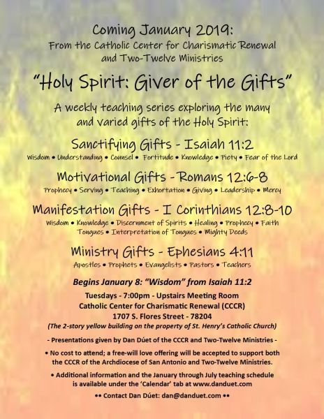 Flier for Giver of the Gifts
