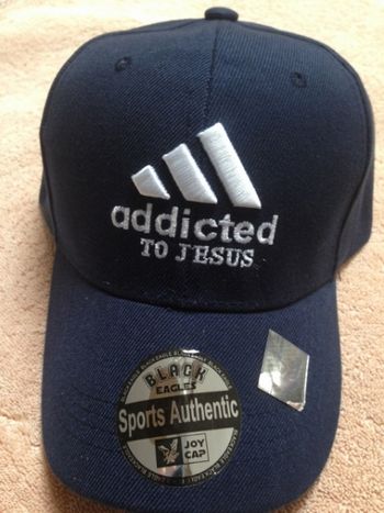 Item #0106 - Addicted to Jesus - Blue

