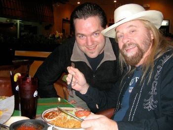 Don shares some tips on Mexican food with Germany's favorite rocker, Fred Guggenberger
