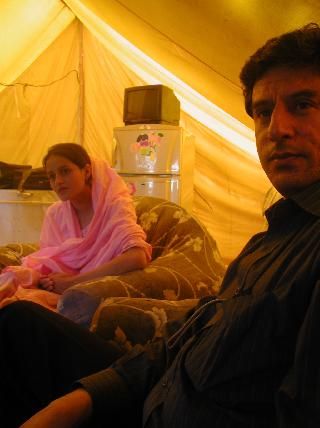 Noaman & principal of tent school
