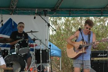 Perfoming at the Bay Jam Festival at Founder's Park (2006)
