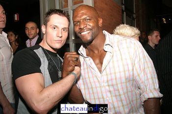 Keith Collins & Actor Terry Crews at the 3rd Annual Strahan-Dreier Charity Weeknd Kickoff NYC (photo credit Chateauindigo.com)
