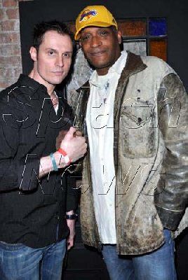 Keith Collins & Actor Tony Todd at the "Changing The Game" after party in NYC (photo credit- Derek Storm SplashNews.com)

