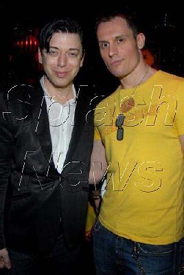 Project Runway's Malan Breton & Keith Collins at Imperial Nyc for LMFAO after party & concert (photo credit Derek Storm splashnews.com)
