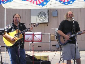 Brainard and Russell performing at Pomelo Carnival
