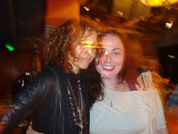 songwriter and producer Linda Perry after her show
