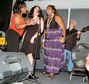 Miss Gilda, Miss Marcy, & Andrea Dawson KNON Blues Diva Revue July 20010
