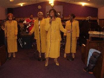 Supreme Harmonetts in Action with the Bell Singers at End Time Revival Holiness Church
