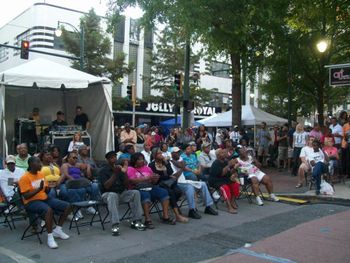 Some of the crowd at the Memphis Heritage Festival getting ready to hear The Bell Singers!!!
