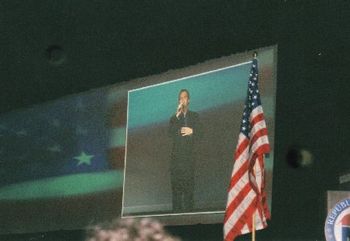 Sean performing the National Anthem at the Texas Republican Convention in Houston, Texas.....2008
