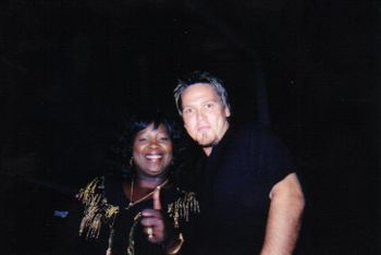Benita Arterberry & Sean.......Backstage @ a show they performed in together
