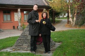 Todd and Ellen at Ballytobin.  Photo by Gladys Kinghorn Lydon
