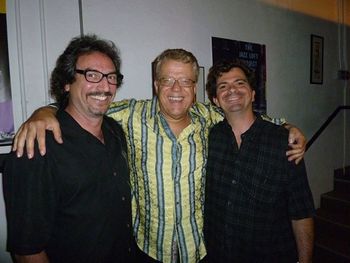 With Romero Lubambo and Keith Vizcarra after Trio da Paz' show at the Outpost Perfromance Space in Albuquerque
