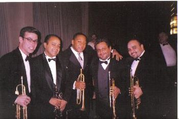 The Cats!John Walsh, Pete Nater, Wynton Marsalis,RV, Raul Agraz. Jazz at Lincoln Center Tito Puente Celebration.NYC-11/01
