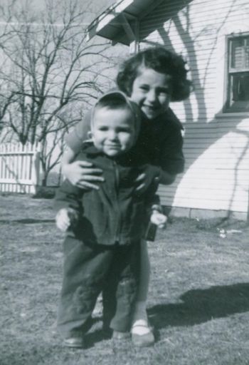 At Grandpa & Grandma Murphy's house - Childress, TX ('54)
