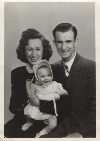 Ila and Bill with LaJuana - 1948
