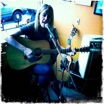 Singing at the Cafe Lulu Nashville Benefit Show!

