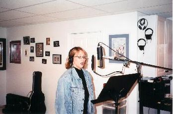 ....followed closely by Nancy T singing in the studio
