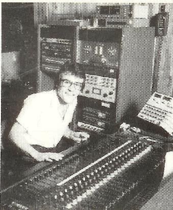 Working at Lake Recording, and ending up in a vary grainy picture, circa 1985
