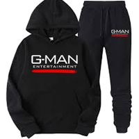 G-Man Entertainment "Original" Black Sweat Suit Set 