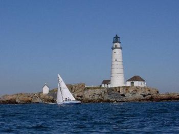 sailing Boston Light
