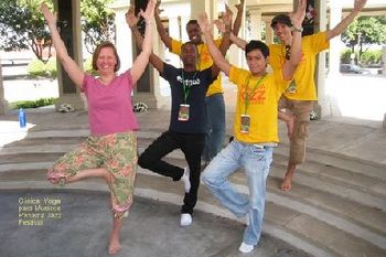 Yoga in Panama - photo by Sharon Bailey-Bok
