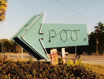 Pool Sign. Mobile, Alabama, 2005.
