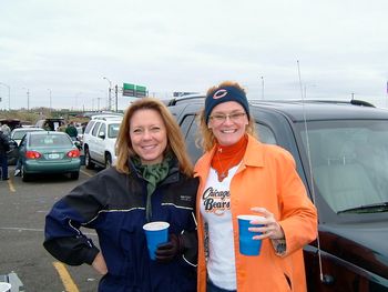 Bears/Jets game with Deanne Meek
