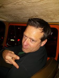Dave Joachim in Billy's van
