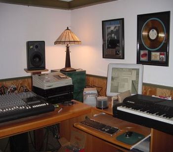 Where all the magic happens...studio of Chris Arms (Studio 501)
