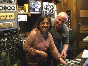 with recording engineer Fred Catero
