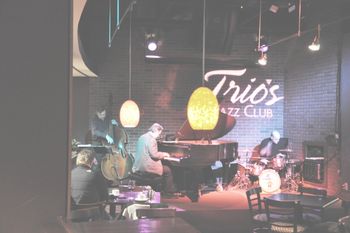 Terry Lower Trio At Trios Jazz Club in South Bend, Indiana..Jan, 2010...Terry/piano Tom Lockwood/bass Larry Ochiltree/drums
