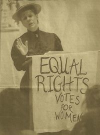 Ann Mitchell presents "Suffragettes UNITE!"