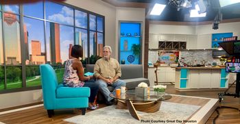 At the new KHOU Studios, in Houston, Paul makes a return appearance on Debra Duncan's "Great Day Houston" morning show.
