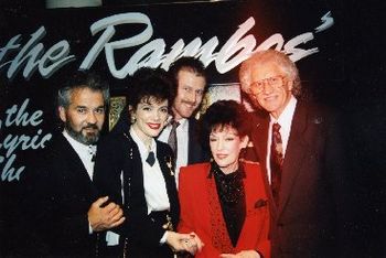 Tom with the Rambos...Donny and Reba McGuire, Dottie and Buck Rambo.
