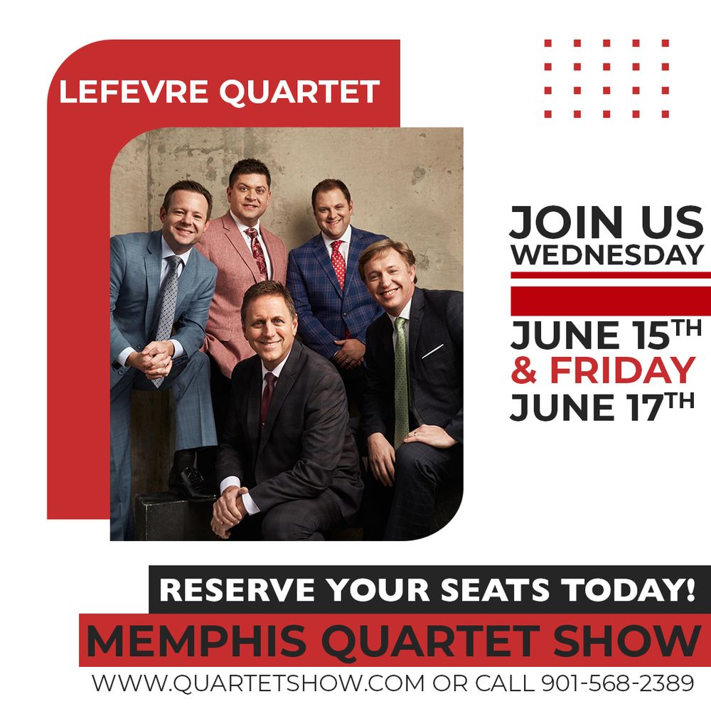 Memphis Quartet Show Flyer